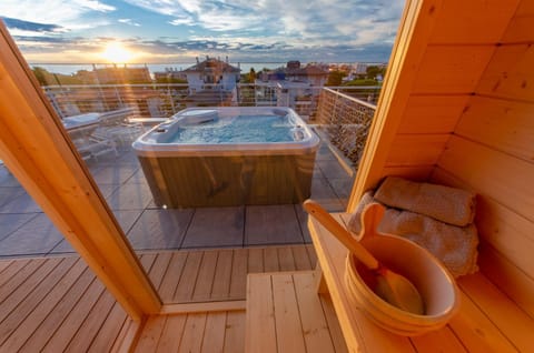 Summer, Sauna, Mountain view, Sea view, Sunset