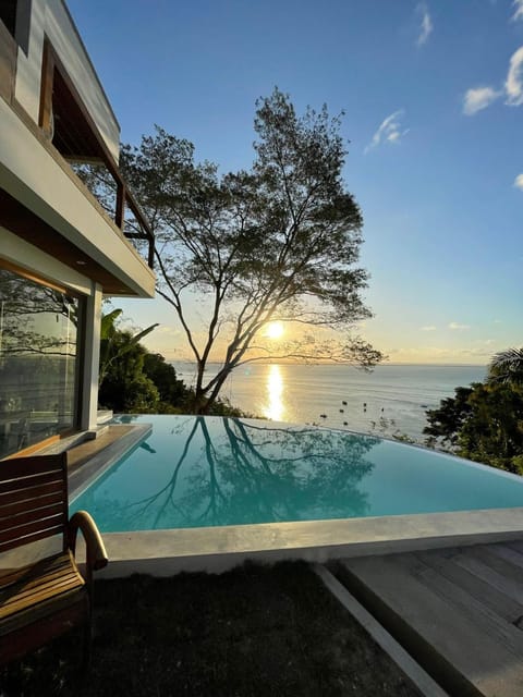 Natural landscape, Sea view, Swimming pool, Sunset