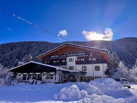 Property building, Day, Winter, Mountain view
