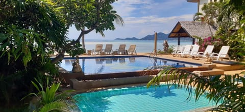 Day, Natural landscape, Garden view, Pool view, Sea view, Swimming pool, sunbed