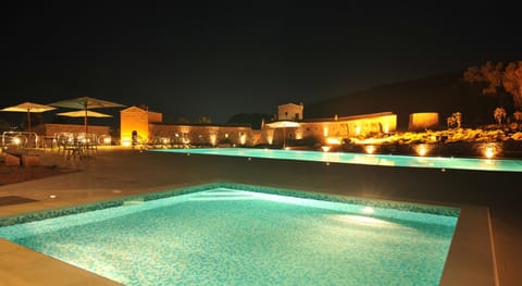 Night, Swimming pool
