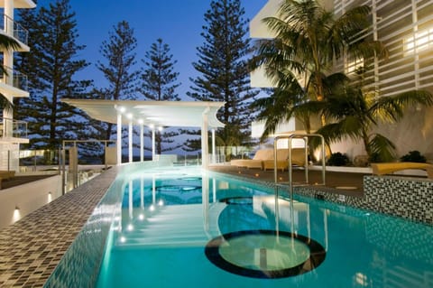 Swimming pool, Sunset