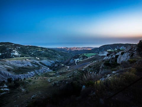 Natural landscape, Mountain view, Sea view, Sunset