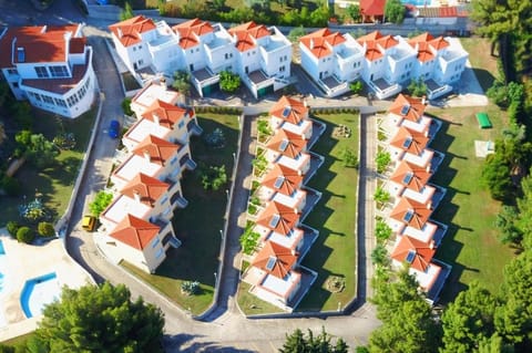 Property building, Bird's eye view, Summer
