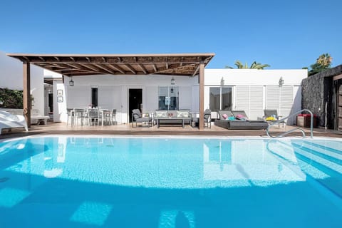 Property building, Living room, Swimming pool