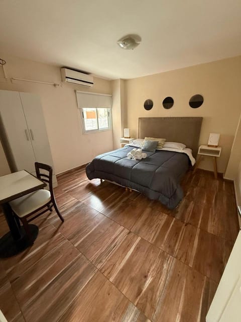 Bed, Photo of the whole room, Bedroom, wardrobe, air conditioner
