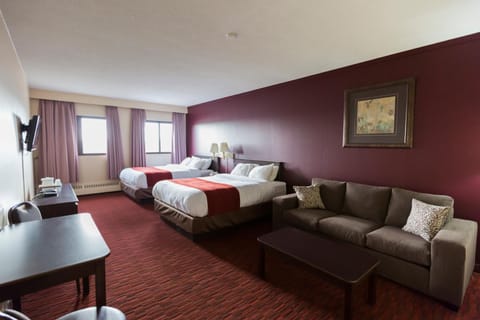 Bed, Seating area