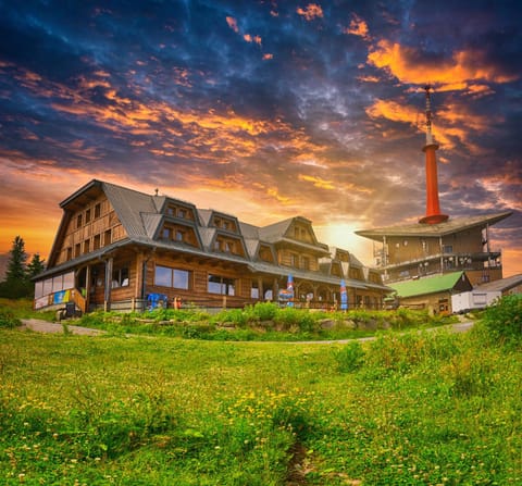 Property building, Sunset