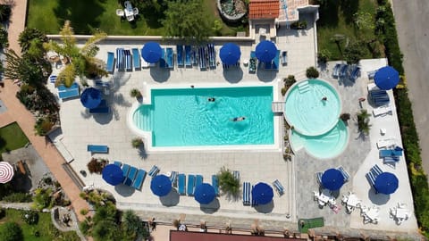 Bird's eye view, Solarium, Pool view, Swimming pool, sunbed