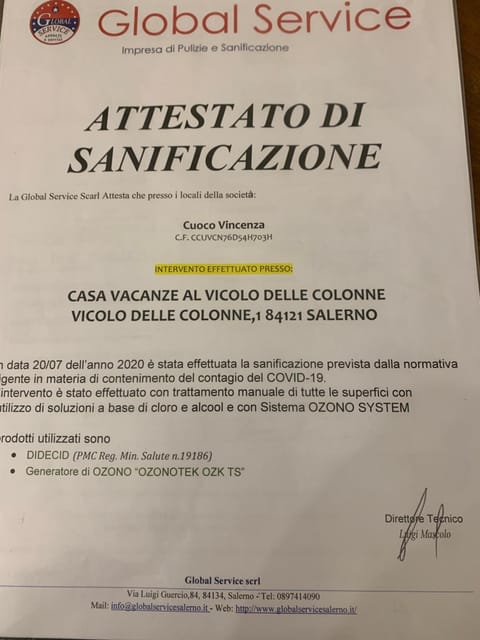 Casa Vacanza "Al Vicolo delle Colonne" Apartment in Salerno