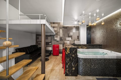 Secret Lounge - Cozy Studio with Sauna and Jacuzzi Apartment in Vilnius