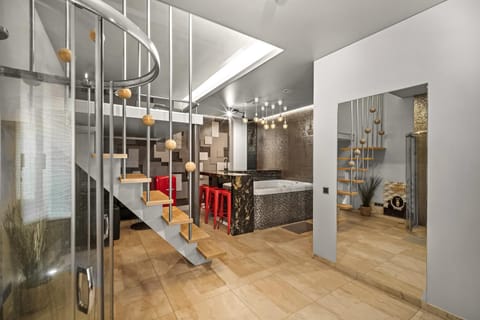 Secret Lounge - Cozy Studio with Sauna and Jacuzzi Apartment in Vilnius