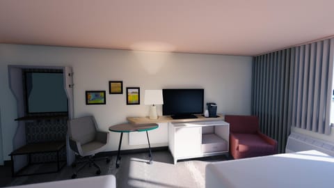 TV and multimedia, Seating area, Bedroom