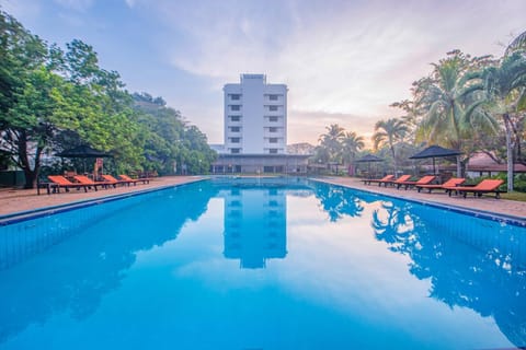 Property building, Pool view, Swimming pool