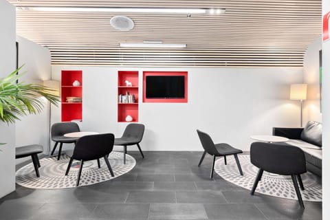 Lobby or reception, Seating area, air conditioner