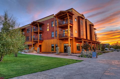 Property building, Sunset