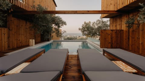 Patio, Balcony/Terrace, Pool view