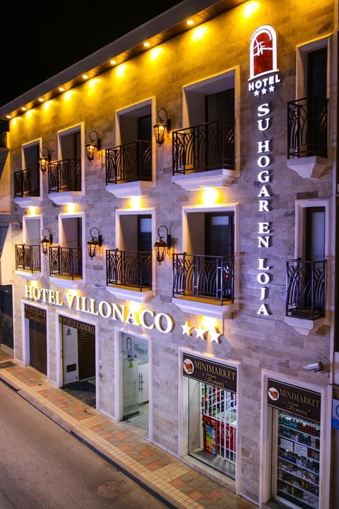 Property building, Facade/entrance, Night, Street view