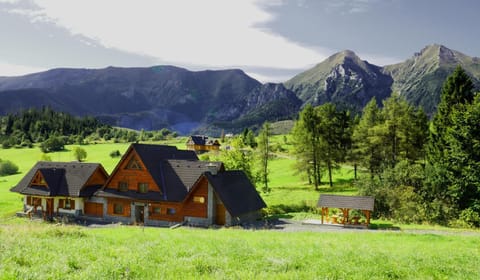 Facade/entrance, Day, Neighbourhood, Natural landscape, Bird's eye view, Summer, Mountain view, Area and facilities