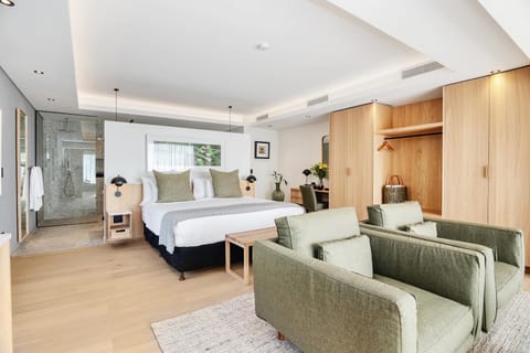 Bed, Living room, Photo of the whole room, Seating area