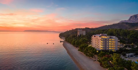 Natural landscape, Sea view, Sunset