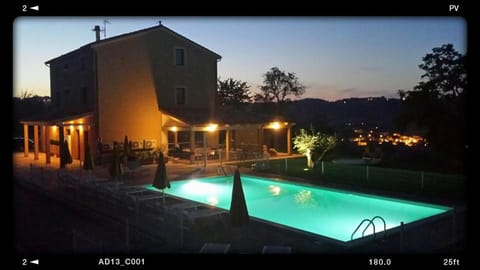 Swimming pool, Sunset