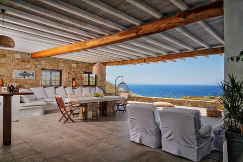 Patio, Seating area, Sea view