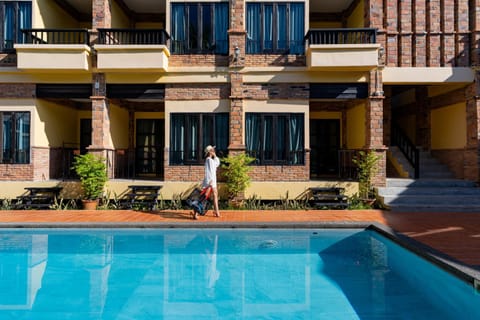 Property building, Pool view, Swimming pool