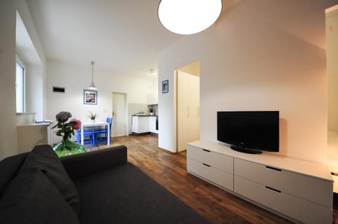 Kitchen or kitchenette, Living room, Dining area