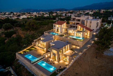 Bird's eye view, Summer, Sea view, Sunset