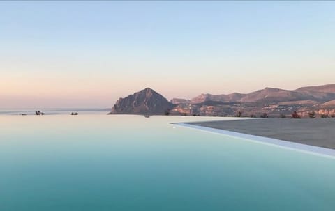 Natural landscape, Hiking, Pool view, Swimming pool, Sunset