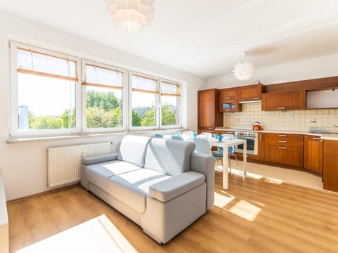 Kitchen or kitchenette, Living room, Dining area