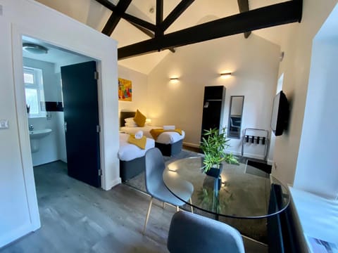 Photo of the whole room, Dining area, Bedroom