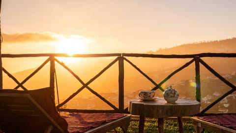 Summer, Garden, Balcony/Terrace, On site, Sunset