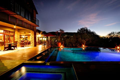 Night, Swimming pool, Swimming pool