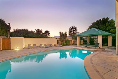 Swimming pool, Swimming pool, Sunset