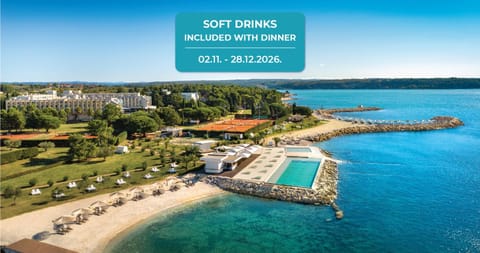 Property building, Day, Bird's eye view, Beach, Text overlay, Pool view, Swimming pool