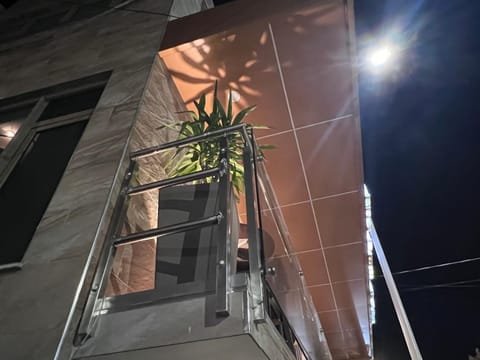 Property building, Night, Balcony/Terrace