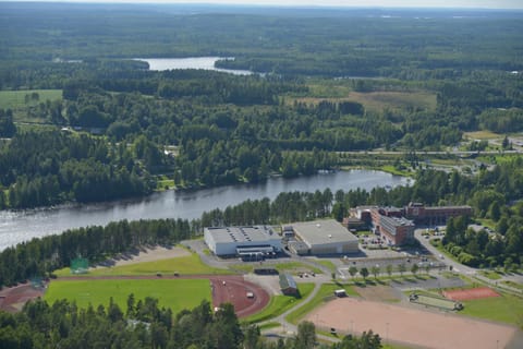 Neighbourhood, Bird's eye view, Summer, Lake view
