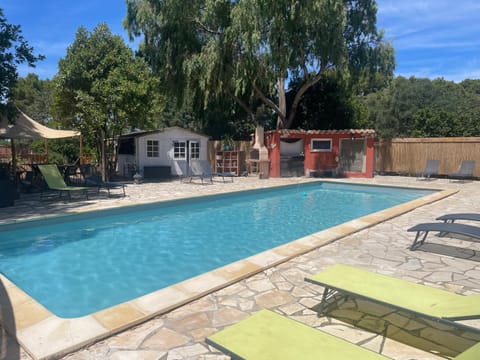 Pool view, Swimming pool, sunbed