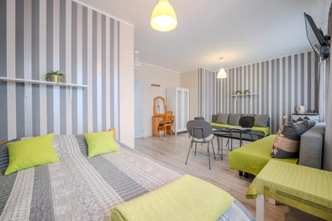Bed, TV and multimedia, Living room, Photo of the whole room, Seating area, Bedroom