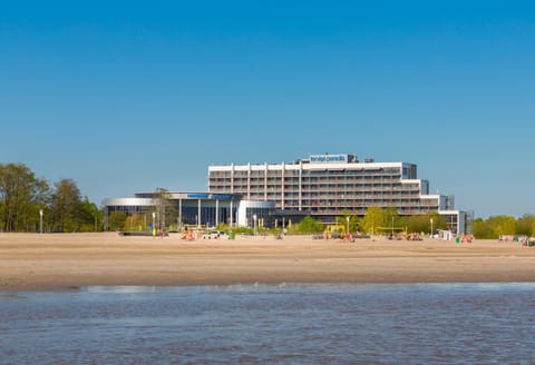 Property building, Patio, Garden, Beach