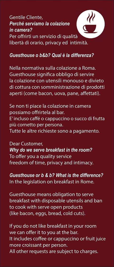 Continental breakfast