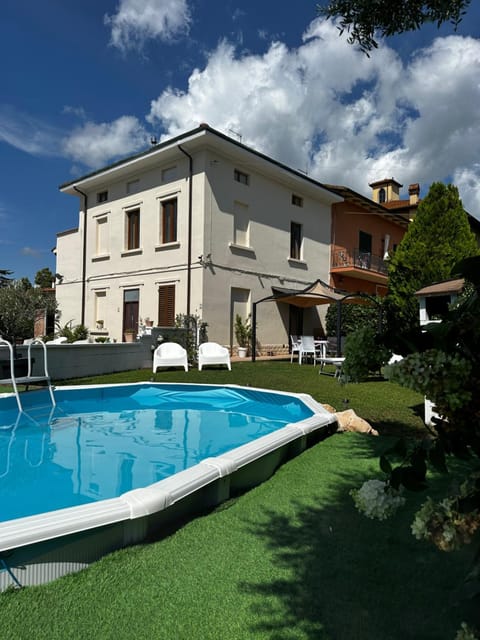 Property building, Pool view