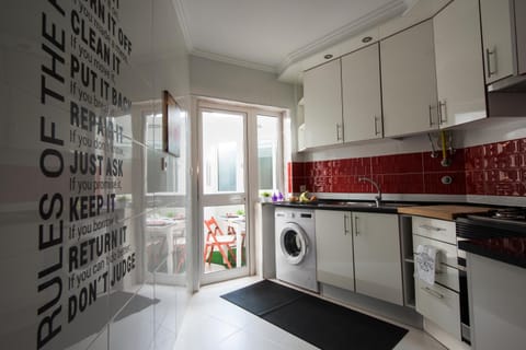 Kitchen or kitchenette, Living room, Dining area