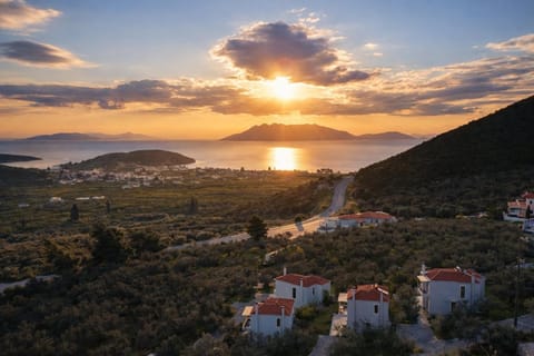 Day, Natural landscape, Bird's eye view, Mountain view, Sea view, Sunrise, Sunset