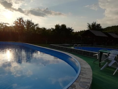 Day, Natural landscape, Beach, Pool view, Swimming pool, Sunset, sunbed