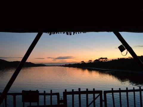 Natural landscape, Balcony/Terrace, River view, Sunset