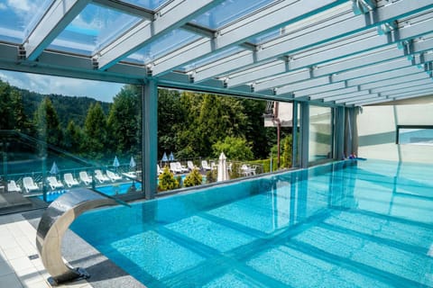 Natural landscape, Pool view, Swimming pool, sunbed