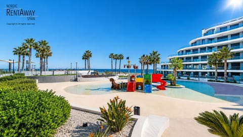 Property building, Pool view, Sea view, Swimming pool
